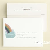 "Over the Rainbow" - Children's Birthday Party Invitations in Sherbet by Leah Bisch - FREE Recipient Addressing