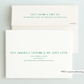 "Bright Future" - Children's Birthday Party Invitations in Cool Mint by Annie Clark - FREE Recipient Addressing