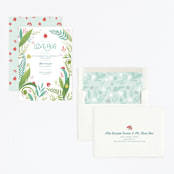 "Little Love Bug" - Children's Birthday Party Invitations in Ladybug by Gia Graham - Assembled
