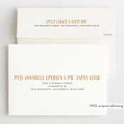"Striped Cat" - Children's Birthday Party Invitations in Candy Corn by Haley McCoy - FREE Recipient Addressing