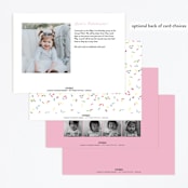 "Sprinkle Me One" - Children's Birthday Party Invitations in Candy by Lagniappe Paper - Back of Card Options