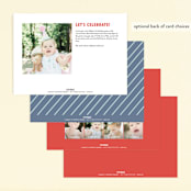 "robots" - Children's Birthday Party Invitations in Confetti by peetie design - Back of Card Options