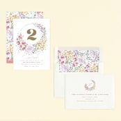 "Garden Party" - Children's Birthday Party Invitations in Confetti by Leah Bisch - Assembled