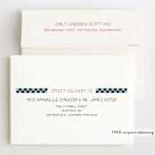 "Monaco" - Children's Birthday Party Invitations in Cherry by Jenna Holcomb - FREE Recipient Addressing