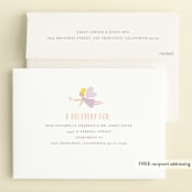 "fairy garden" - Children's Birthday Party Invitations in Peach by Angela Thompson - FREE Recipient Addressing