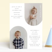 "Joint" - Children's Birthday Party Invitations in Ink by Hudson meet Rose - Front