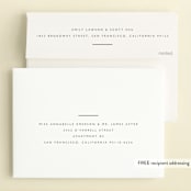 "Joint" - Children's Birthday Party Invitations in Ink by Hudson meet Rose - FREE Recipient Addressing