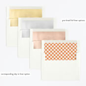 "A Little Pumpkin" - Children's Birthday Party Invitations in Pumpkin by Baumbirdy - Envelope Liner Options