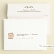 "Little Pumpkin" - Children's Birthday Party Invitations in Peach by Paper Sun Studio - FREE Recipient Addressing