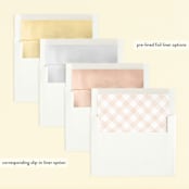 "Little Pumpkin" - Children's Birthday Party Invitations in Peach by Paper Sun Studio - Envelope Liner Options