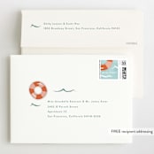 "Pool Party" - Children's Birthday Party Invitations in Palm Springs by Robert and Stella - FREE Recipient Addressing