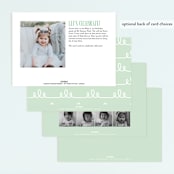 "Wild & Free" - Children's Birthday Party Invitations in Mint by Oma N. Ramkhelawan - Back of Card Options