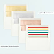 "Dress for a mess" - Children's Birthday Party Invitations in Corn by Baumbirdy - Envelope Liner Options