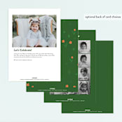 "Outdoors" - Children's Birthday Party Invitations in Avocado by Iveta Angelova - Back of Card Options