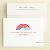 "Over the Rainbow" - Children's Birthday Party Invitations in May by kelli hall - FREE Recipient Addressing