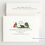 "Skip Go" - Children's Birthday Party Invitations in Forest by Jennifer Lew - FREE Recipient Addressing