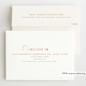 "Sprinkles And Icing" - Children's Birthday Party Invitations in Tangerine by Amber Barkley - FREE Recipient Addressing