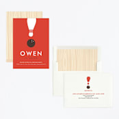 "The Dude Junior" - Children's Birthday Party Invitations in Oriental Rug by kelli hall - Assembled