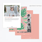 "Jungle Animal Sketchbook" - Children's Birthday Party Invitations in Canary by Alethea and Ruth - Back of Card Options