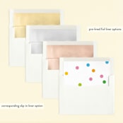 "One" - Children's Birthday Party Invitations in Sunshine by Lori Wemple - Envelope Liner Options