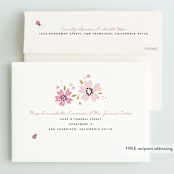 "In The Garden" - Children's Birthday Party Invitations in Petal by Kristie Kern - FREE Recipient Addressing