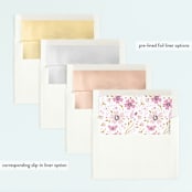 "In The Garden" - Children's Birthday Party Invitations in Petal by Kristie Kern - Envelope Liner Options