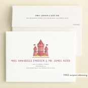 "Storybook" - Children's Birthday Party Invitations in Bubblegum by Erica Krystek - FREE Recipient Addressing