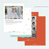 "Tiny Dancer" - Children's Birthday Party Invitations in Ginger by Shannon Hays - Back of Card Options