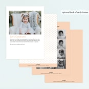 "Simply Six" - Children's Birthday Party Invitations in Seafoam by Joanne James - Back of Card Options