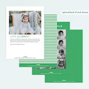 "Jungle View" - Children's Birthday Party Invitations in Jungle by Grace Kreinbrink - Back of Card Options