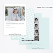 "Pancakes & Pajamas" - Children's Birthday Party Invitations in Raspberry by Jen Banks - Back of Card Options