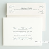 "Wintery Fun" - Children's Birthday Party Invitations in Frost by Leah Bisch - FREE Recipient Addressing