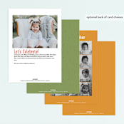 "At The Playground" - Children's Birthday Party Invitations in Ketchup by Erica Krystek - Back of Card Options