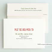 "At The Playground" - Children's Birthday Party Invitations in Ketchup by Erica Krystek - FREE Recipient Addressing