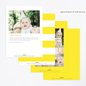 "Pool Party" - Children's Birthday Party Invitations in Pineapple by Erica Krystek - Back of Card Options