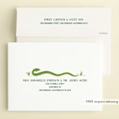 "Slithering Snake" - Children's Birthday Party Invitations in Grass by Jessica Ogden - FREE Recipient Addressing