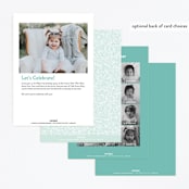"Sea Party" - Children's Birthday Party Invitations in Sea Weed by Grace Kreinbrink - Back of Card Options