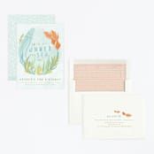 "Sea Party" - Children's Birthday Party Invitations in Sea Weed by Grace Kreinbrink - Assembled