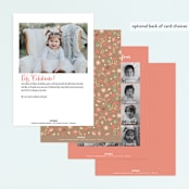 "Little Pumpkin" - Children's Birthday Party Invitations in Kraft by Paper Sun Studio - Back of Card Options