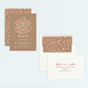 "Little Pumpkin" - Children's Birthday Party Invitations in Kraft by Paper Sun Studio - Assembled