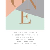 "Cutting Edge" - Children's Birthday Party Invitations in Sherbert by Simona Camp - Detail