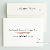 "Paint Kit" - Children's Birthday Party Invitations in Tangerine by Shari Margolin - FREE Recipient Addressing