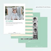 "Buttercream & Bunting" - Children's Birthday Party Invitations in Pool by Kerry Doyle - Back of Card Options