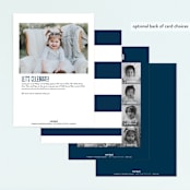"Tool Pocket" - Children's Birthday Party Invitations in Denim by Erica Krystek - Back of Card Options