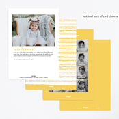 "Wild One" - Children's Birthday Party Invitations in Dandelion by Lisa Cersovsky - Back of Card Options