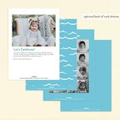 "Darling Mermaid" - Children's Birthday Party Invitations in Bubblegum by Oscar and Emma - Karly Depew - Back of Card Options