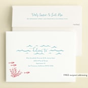 "Darling Mermaid" - Children's Birthday Party Invitations in Bubblegum by Oscar and Emma - Karly Depew - FREE Recipient Addressing