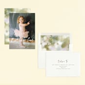 "Typography Clouds" - Children's Birthday Party Invitations in Cloud by Simona Camp - Assembled