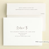 "Typography Clouds" - Children's Birthday Party Invitations in Cloud by Simona Camp - FREE Recipient Addressing
