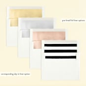 "Lettered Celebration" - Children's Birthday Party Invitations in Cloud by Lehan Veenker - Envelope Liner Options